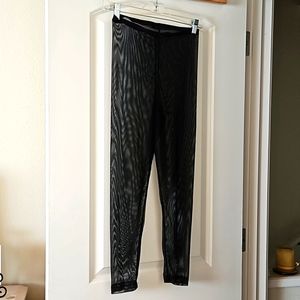 See though leggings small